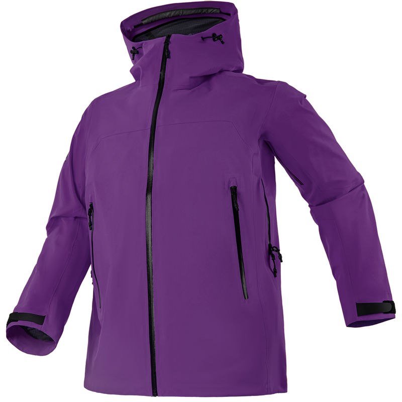 Purple waterproof work shell jacket